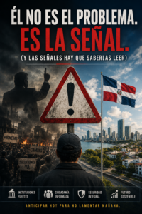 ÉL NO ES EL PROBLEMA. ES LA SEÑAL.(Y las señales hay que saberlas leer)